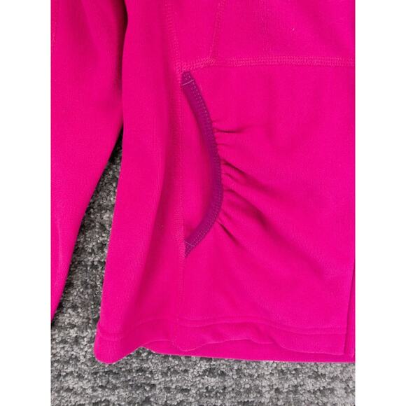 The North Face Jacket Womens Small Fuchsia Pink Full Zip Hooded Fleece Gorpcore - Picture 5 of 12